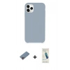 MARSİLYAN™- iPhone 11 Pro Max Kılıf Zirve Modern Özel Seri - Şeffaf Pasifik Cam Ekran Koruyucu + Shine Kamera Lens Koruma Cam - PE