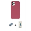 MARSİLYAN™- iPhone 11 Pro Max Kılıf Zirve Modern Özel Seri - Şeffaf Pasifik Cam Ekran Koruyucu + Shine Kamera Lens Koruma Cam - GI