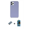 MARSİLYAN™- iPhone 11 Pro Max Kılıf Zirve Modern Özel Seri - Siyah 18D Cam Ekran Koruyucu + Metal Kamera Lens Koruma Cam - MR