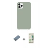 MARSİLYAN™- iPhone 11 Pro Max Kılıf Zirve Modern Özel Seri - Siyah 20D Premium Cam Ekran Koruyucu + Metal Kamera Lens Koruma Cam - GS
