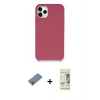 MARSİLYAN™- iPhone 11 Pro Max Kılıf Zirve Modern Özel Seri - Siyah 20D Premium Cam Ekran Koruyucu + Metal Kamera Lens Koruma Cam - MR
