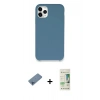 MARSİLYAN™- iPhone 11 Pro Max Kılıf Zirve Modern Özel Seri - Siyah 20D Premium Cam Ekran Koruyucu + Shine Kamera Lens Koruma Cam - MI