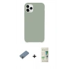 MARSİLYAN™- iPhone 11 Pro Max Kılıf Zirve Modern Özel Seri - Siyah 20D Premium Cam Ekran Koruyucu + Shine Kamera Lens Koruma Cam - SABE