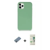 MARSİLYAN™- iPhone 11 Pro Max Kılıf Zirve Modern Özel Seri - Siyah 20D Premium Cam Ekran Koruyucu + Shine Kamera Lens Koruma Cam - SABE
