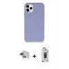 MARSİLYAN™- iPhone 11 Pro Max Kılıf Zirve Modern Özel Seri - Siyah Bilvis Hayalet Cam Ekran Koruyucu + Pers Alüminyum Kamera Lens - YL