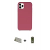 MARSİLYAN™- iPhone 11 Pro Max Kılıf Zirve Modern Özel Seri - Siyah Joko Magic 5D Hayalet Cam + Rainbow Kamera Lens Koruma Cam - GD