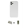 MARSİLYAN™- iPhone 11 Pro Max Kılıf Zirve Modern Özel Seri - Siyah Joko Magic 5D Hayalet Cam + Rainbow Kamera Lens Koruma Cam - GD
