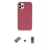 MARSİLYAN™- iPhone 11 Pro Max Kılıf Zirve Modern Özel Seri - Siyah Joko Magic 5D Hayalet Cam + Metal Kamera Lens Koruma Cam - MI