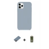 MARSİLYAN™- iPhone 11 Pro Max Kılıf Zirve Modern Özel Seri - Siyah Joko Magic 5D Hayalet Cam + Metal Kamera Lens Koruma Cam - MR