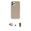 MARSİLYAN™- iPhone 11 Pro Max Kılıf Zirve Modern Özel Seri - Siyah Joko Magic 5D Hayalet Cam + Pers Alüminyum Kamera Lens - KI