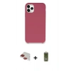 MARSİLYAN™- iPhone 11 Pro Max Kılıf Zirve Modern Özel Seri - Siyah Joko Magic 5D Hayalet Cam + Pers Alüminyum Kamera Lens - KI