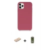 MARSİLYAN™- iPhone 11 Pro Max Kılıf Zirve Modern Özel Seri - Siyah Joko Magic 5D Hayalet Cam + Renkli Kamera Lens Koruma Cam - MI