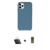 MARSİLYAN™- iPhone 11 Pro Max Kılıf Zirve Modern Özel Seri - Siyah Joko Magic 5D Hayalet Cam + Şeffaf Kamera Lens Koruma Cam
