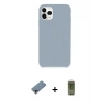 MARSİLYAN™- iPhone 11 Pro Max Kılıf Zirve Modern Özel Seri - Siyah Joko Magic 5D Hayalet Cam + Shine Kamera Lens Koruma Cam - GD