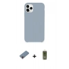 MARSİLYAN™- iPhone 11 Pro Max Kılıf Zirve Modern Özel Seri - Siyah Joko Magic 5D Hayalet Cam + Shine Kamera Lens Koruma Cam - PE