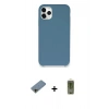 MARSİLYAN™- iPhone 11 Pro Max Kılıf Zirve Modern Özel Seri - Siyah Joko Magic 5D Hayalet Cam + Shine Kamera Lens Koruma Cam - GD