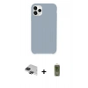 MARSİLYAN™- iPhone 11 Pro Max Kılıf Zirve Modern Özel Seri - Siyah Joko Magic 5D Hayalet Cam + Pers Alüminyum Kamera Lens - SH