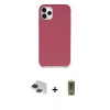 MARSİLYAN™- iPhone 11 Pro Max Kılıf Zirve Modern Özel Seri - Siyah Joko Magic 5D Hayalet Cam + Pers Alüminyum Kamera Lens - SH