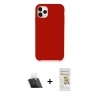 MARSİLYAN™- iPhone 11 Pro Max Kılıf Zirve Modern Özel Seri - Siyah Mat Seramik Nano Ekran Koruyucu + Kamera Lens Koruma Cam - SF