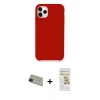 MARSİLYAN™- iPhone 11 Pro Max Kılıf Zirve Modern Özel Seri - Siyah Mat Seramik Nano Ekran Koruyucu + Rainbow Kamera Lens Koruma Cam - YL