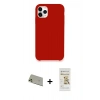 MARSİLYAN™- iPhone 11 Pro Max Kılıf Zirve Modern Özel Seri - Siyah Mat Seramik Nano Ekran Koruyucu + Rainbow Kamera Lens Koruma Cam - GD