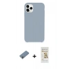 MARSİLYAN™- iPhone 11 Pro Max Kılıf Zirve Modern Özel Seri - Siyah Mat Seramik Nano Ekran Koruyucu + Shine Kamera Lens Koruma Cam - SABE