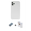 MARSİLYAN™- iPhone 11 Pro Max Kılıf Zirve Modern Özel Seri - Siyah Seramik Nano Ekran Koruyucu + Shine Kamera Lens Koruma Cam - PE