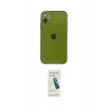 MARSİLYAN™- iPhone 12 Kılıf Ahenk Doku - Şeffaf Pasifik Cam Ekran Koruyucu