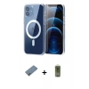 MARSİLYAN™- iPhone 12 Kılıf Ahenk Minimal Serisi - Siyah Joko Magic 5D Hayalet Cam + Shine Kamera Lens Koruma Cam - GI