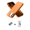 MARSİLYAN™- iPhone 12 Kılıf Ahenk Serisi - Şeffaf Pasifik Cam Ekran Koruyucu + Metal Kamera Lens Koruma Cam - GD