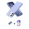 MARSİLYAN™- iPhone 12 Kılıf Ahenk Serisi - Siyah Bilvis 5in1 3D Magic Cam Ekran Koruyucu + Shine Kamera Lens Koruma Cam - GI