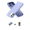 MARSİLYAN™- iPhone 12 Kılıf Ahenk Serisi - Siyah Joko Magic 5D Hayalet Cam + Shine Kamera Lens Koruma Cam - GI