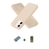MARSİLYAN™- iPhone 12 Kılıf Ahenk Serisi - Siyah Joko Magic 5D Hayalet Cam + Shine Kamera Lens Koruma Cam - GI