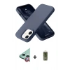 MARSİLYAN™- iPhone 12 Kılıf Ahenk Serisi - Siyah Joko Magic 5D Hayalet Cam + Raze Metal Kamera Lens - KI