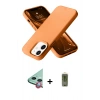 MARSİLYAN™- iPhone 12 Kılıf Ahenk Serisi - Siyah Joko Magic 5D Hayalet Cam + Raze Metal Kamera Lens - KI