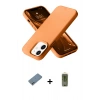 MARSİLYAN™- iPhone 12 Kılıf Ahenk Serisi - Siyah Joko Magic 5D Hayalet Cam + Shine Kamera Lens Koruma Cam - SABE