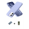 MARSİLYAN™- iPhone 12 Kılıf Ahenk Serisi - Siyah Joko Magic 5D Hayalet Cam + Shine Kamera Lens Koruma Cam - SABE