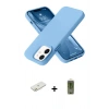 MARSİLYAN™- iPhone 12 Kılıf Ahenk Serisi - Siyah Joko Magic 5D Hayalet Cam + Renkli Kamera Lens Koruma Cam - TU
