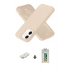 MARSİLYAN™- iPhone 12 Kılıf Ahenk Serisi - Siyah Polymer Nano Ekran Koruyucu + Renkli Kamera Lens Koruma Cam - YL