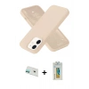 MARSİLYAN™- iPhone 12 Kılıf Ahenk Serisi - Siyah Polymer Nano Ekran Koruyucu + Yeşil Rainbow Kamera Lens Koruma Cam