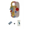 MARSİLYAN™- iPhone 12 Kılıf Akış Yansıma - Şeffaf Pasifik Cam Ekran Koruyucu + Shine Kamera Lens Koruma Cam - GI