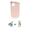 MARSİLYAN™- iPhone 12 Kılıf Akış Yansıma - Şeffaf Pasifik Cam Ekran Koruyucu + Raze Metal Kamera Lens - MI