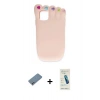 MARSİLYAN™- iPhone 12 Kılıf Akış Yansıma - Şeffaf Pasifik Cam Ekran Koruyucu + Sierra Blue Shine Kamera Lens Koruma Cam