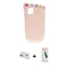 MARSİLYAN™- iPhone 12 Kılıf Akış Yansıma - Şeffaf Pasifik Cam Ekran Koruyucu + Yeşil Rainbow Kamera Lens Koruma Cam