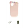 MARSİLYAN™- iPhone 12 Kılıf Akış Yansıma - Siyah Joko Magic 5D Hayalet Cam + Renkli Kamera Lens Koruma Cam - YL