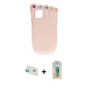 MARSİLYAN™- iPhone 12 Kılıf Akış Yansıma - Siyah Polymer Nano Ekran Koruyucu + Rainbow Kamera Lens Koruma Cam - YL