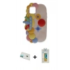 MARSİLYAN™- iPhone 12 Kılıf Akış Yansıma - Siyah Polymer Nano Ekran Koruyucu + Rainbow Kamera Lens Koruma Cam - YL