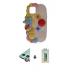 MARSİLYAN™- iPhone 12 Kılıf Akış Yansıma - Siyah Polymer Nano Ekran Koruyucu + Raze Metal Kamera Lens - KI