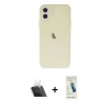 MARSİLYAN™- iPhone 12 Kılıf Atlas Minimal Prime - Şeffaf Pasifik Cam Ekran Koruyucu + Kamera Lens Koruma Cam - SF