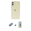 MARSİLYAN™- iPhone 12 Kılıf Atlas Minimal Prime - Siyah Polymer Nano Ekran Koruyucu + Shine Kamera Lens Koruma Cam - MI